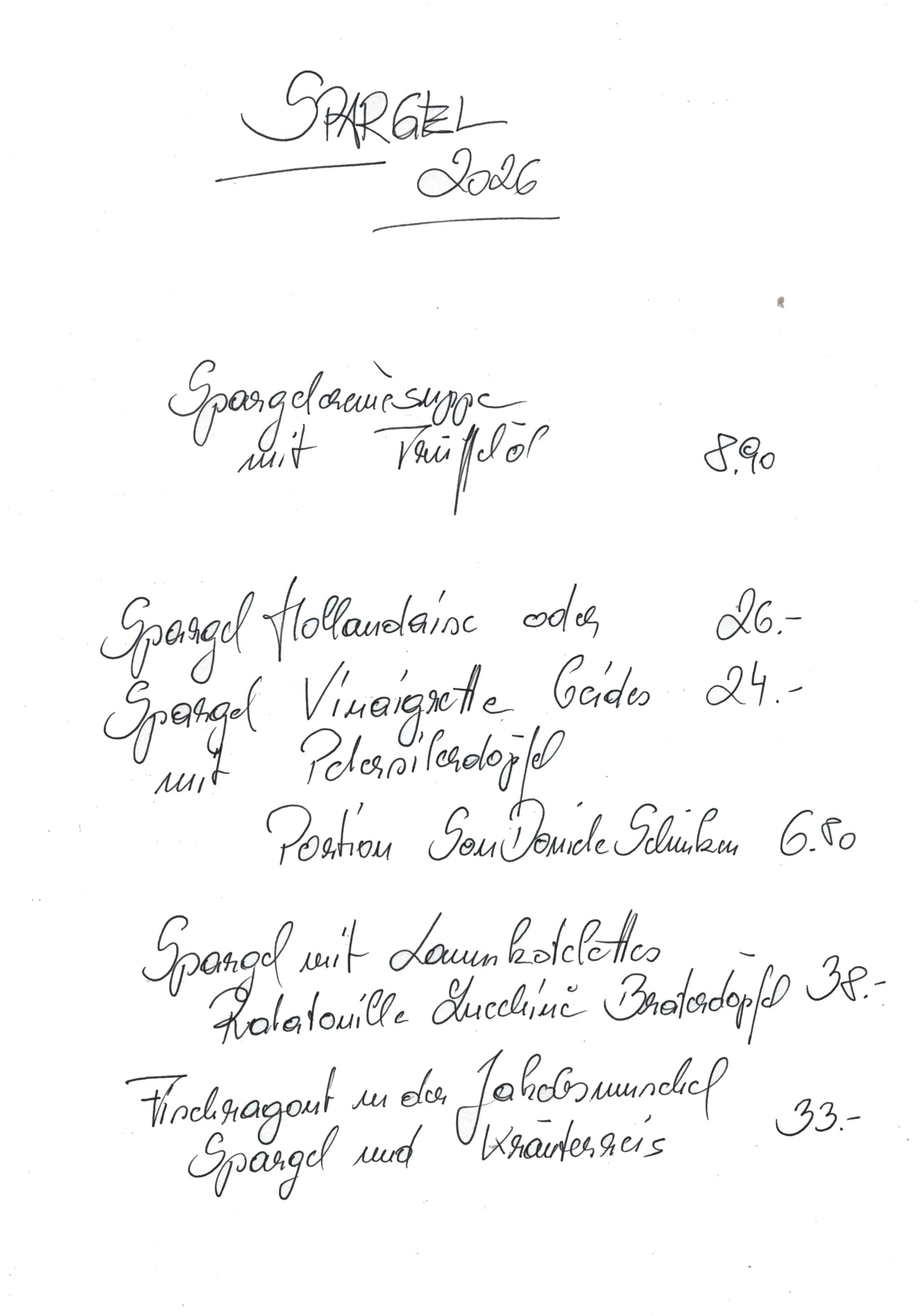 Speisen