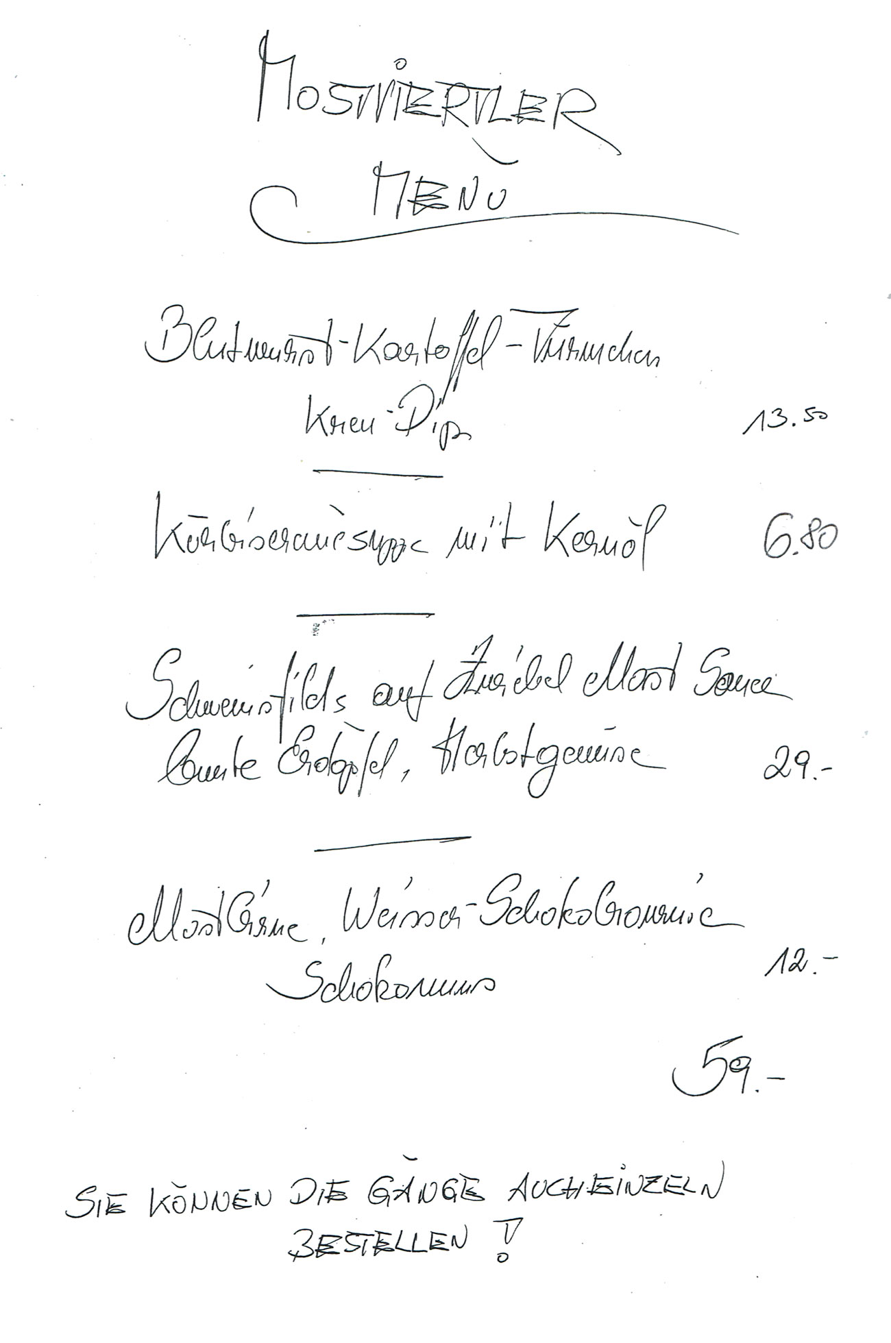 Speisen